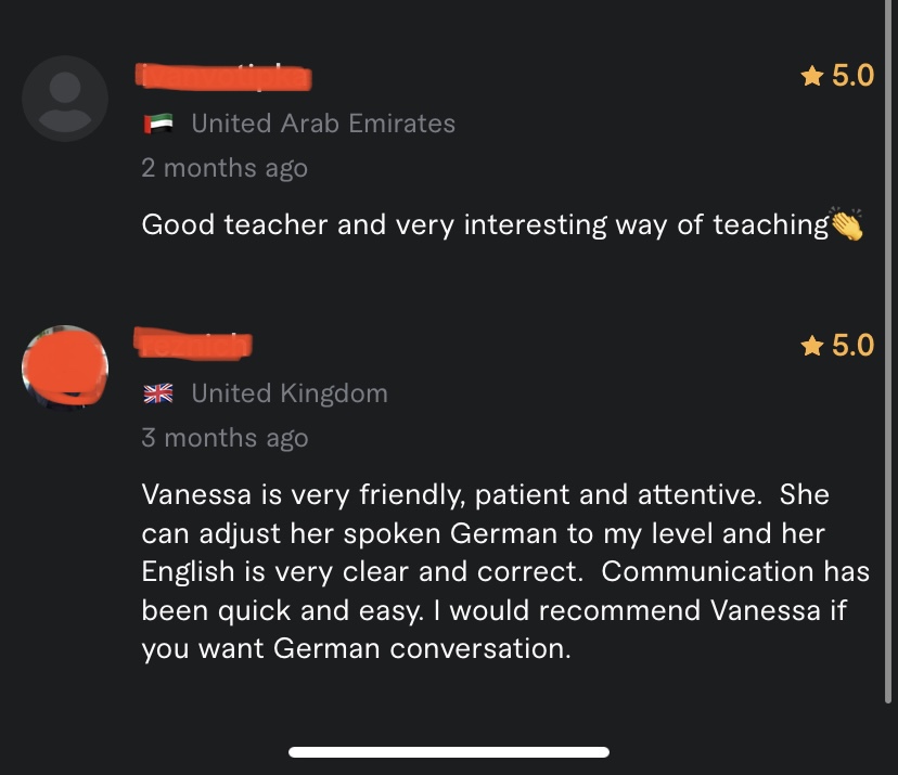 Student testimonial